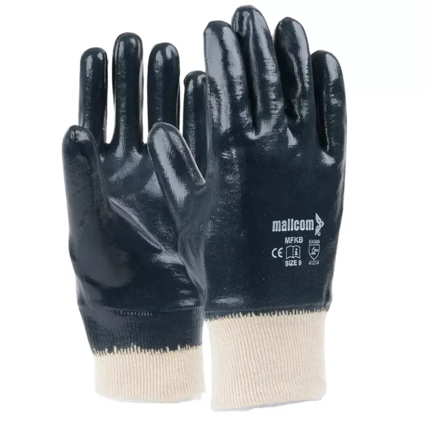 Mallcom MFKB Cut & Sewn Nitrile Gloves, Size 7 (Pack of 1 pair)