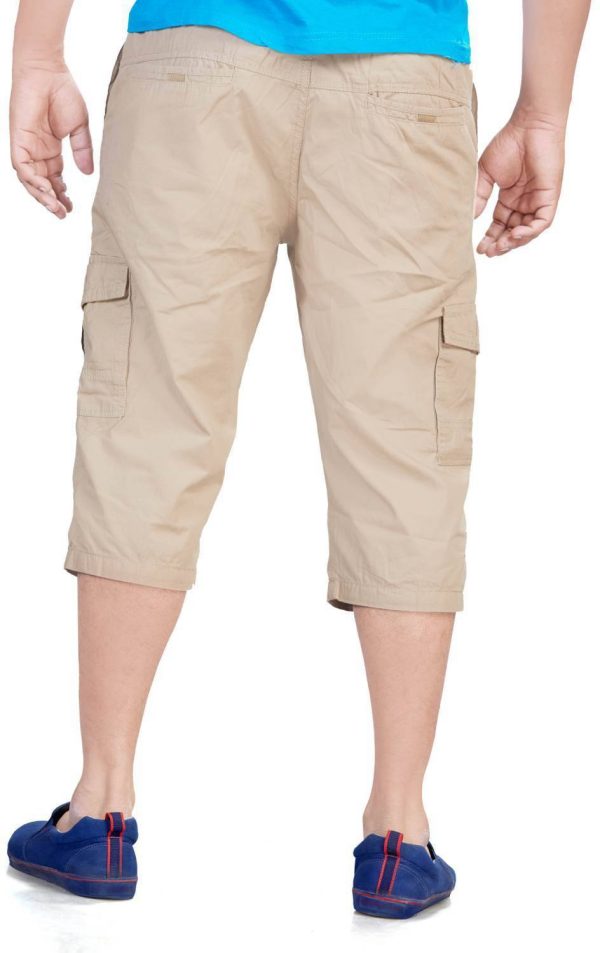 0-DEGREE Solid Men Three Fourths