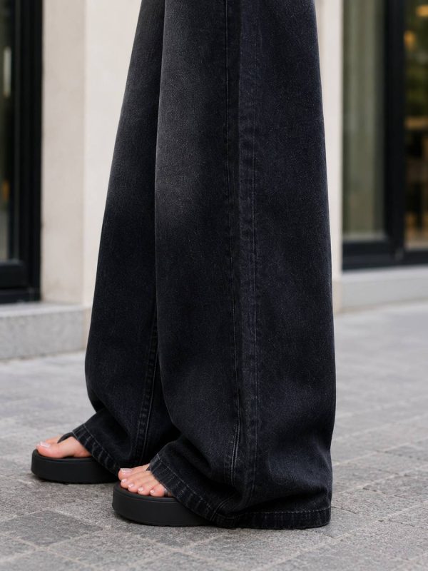 A1 lohia Boyfriend Women Black Jeans