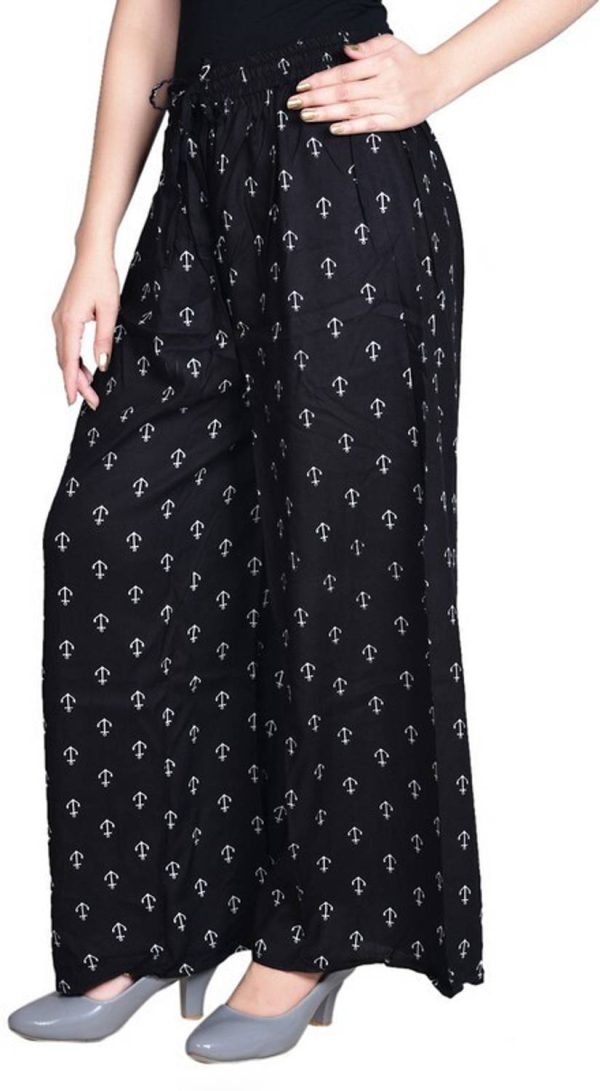 Aarul Fashion Regular Fit Women Black, Grey Trousers