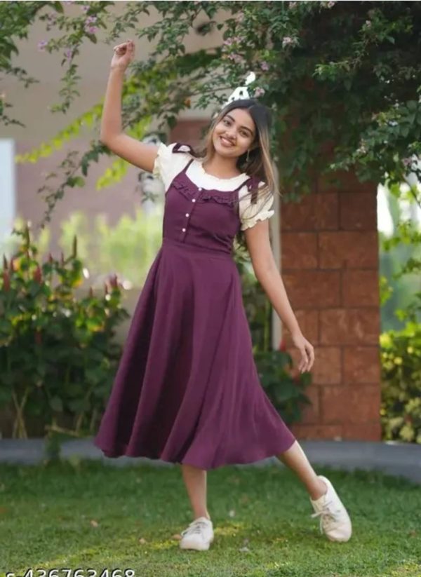 Aashish Women Purple Dungaree