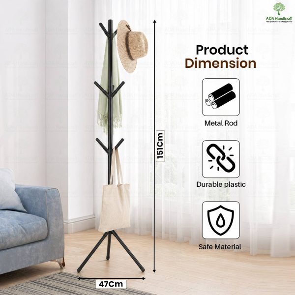 ADA Handicraft STR001 - Metal - Stand Metal Coat and Umbrella Stand