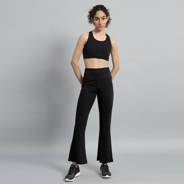Adrenex by Flipkart Solid Women Black Tights