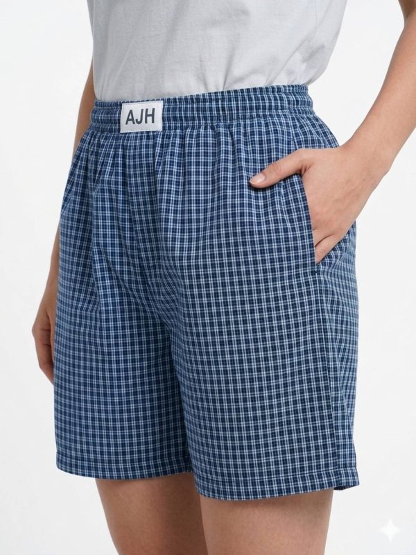 AJH FASHION Checkered Women Boxer