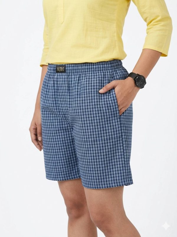 AJH FASHION Checkered Women Boxer