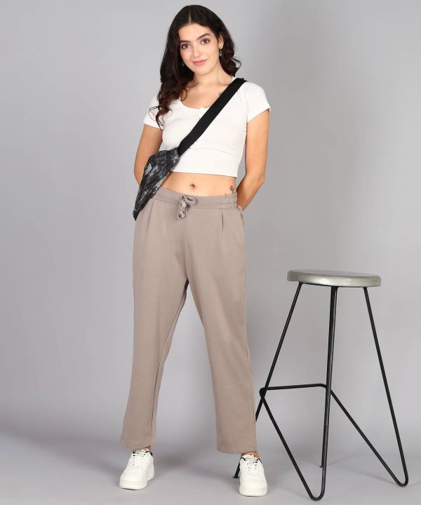 Alan Jones Relaxed Women Brown Trousers