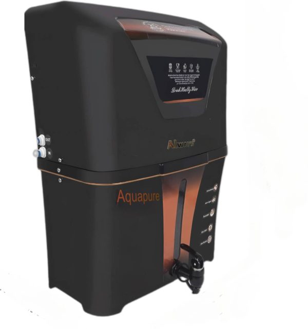 Always Aquapure Zinc Copper Alkaline RO with 12 L RO + UV + UF + Copper + TDS Control Water Purifier