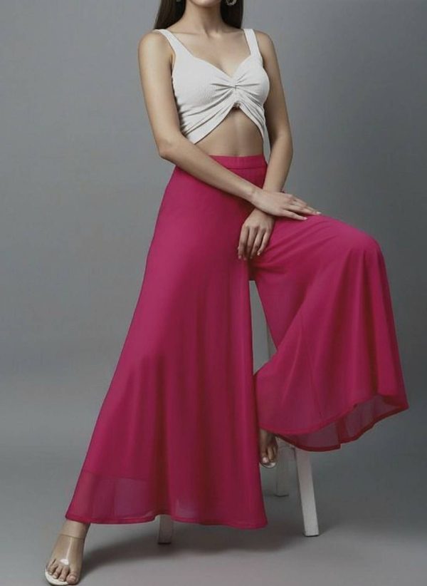 Alyana Creation Relaxed Women Pink Trousers