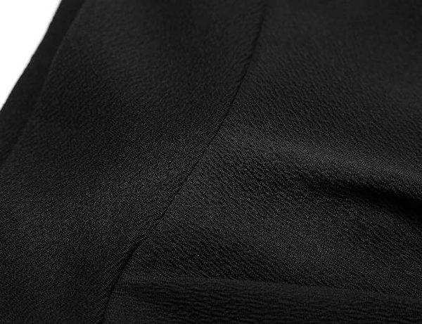 ALYNE Solid Women Flared Black Skirt