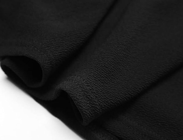 ALYNE Solid Women Regular Black Skirt