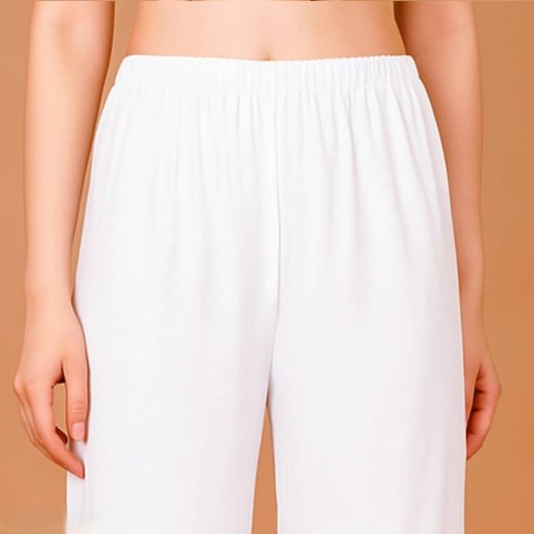 AMCOLLECTIONS Loose Fit Women White Trousers