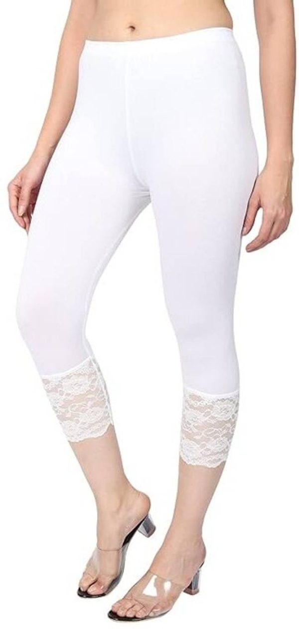 Andrey Women White Capri