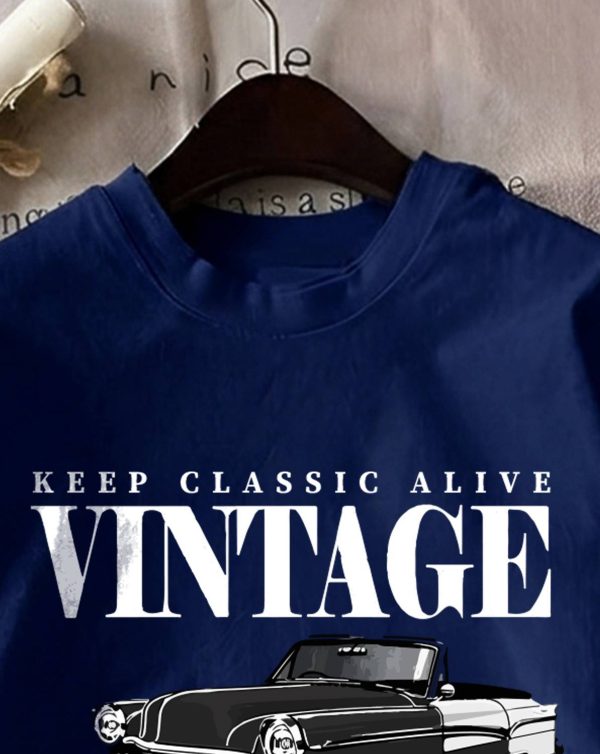 AOOSH Graphic Print Women Round Neck Navy Blue T-Shirt