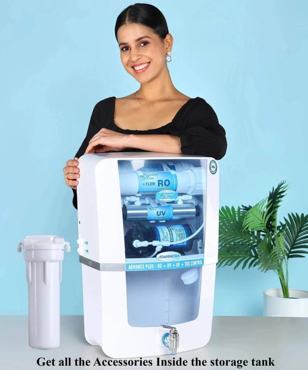 Aquatec Plus Advance plus 12 L RO + UV + UF + TDS Control Water Purifier