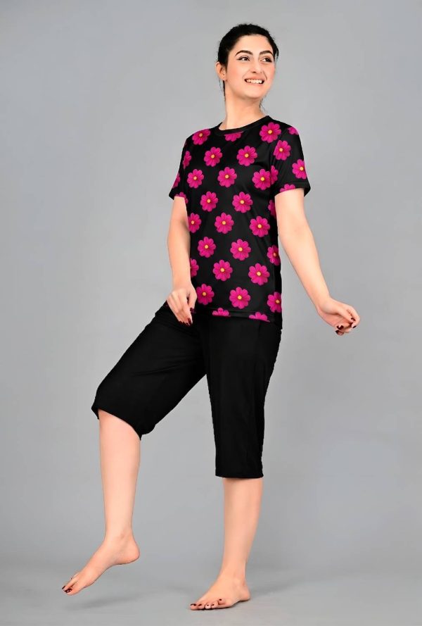 ARBANKLIK Elegant Floral Print Women Swimsuit