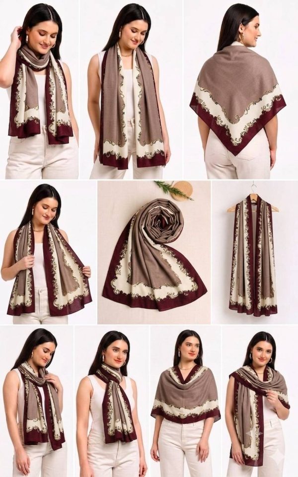 ARSHIYASCARF Embellished Viscose Women Fancy Scarf