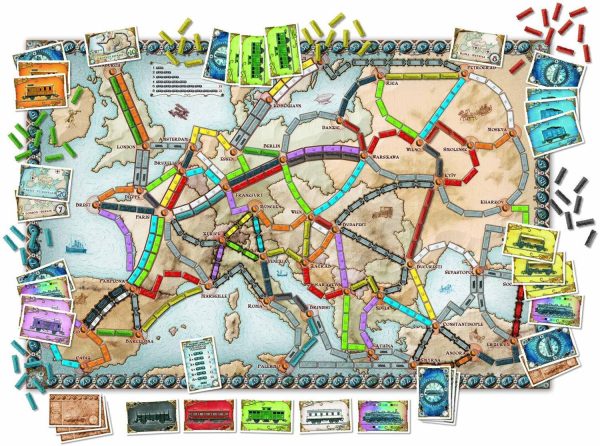 Asmodee Ticket to Ride Europe Party & Fun Board Game