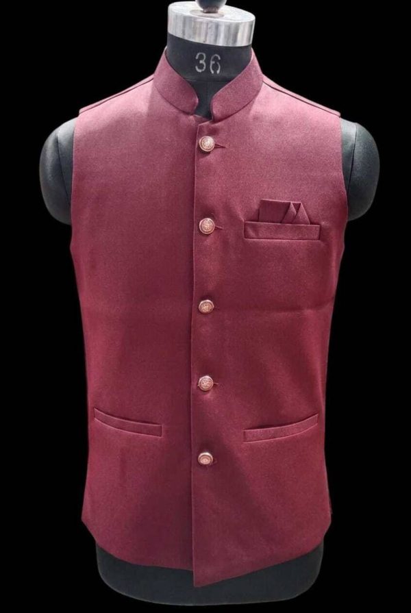 ASTHETIC Solid Men Waistcoat