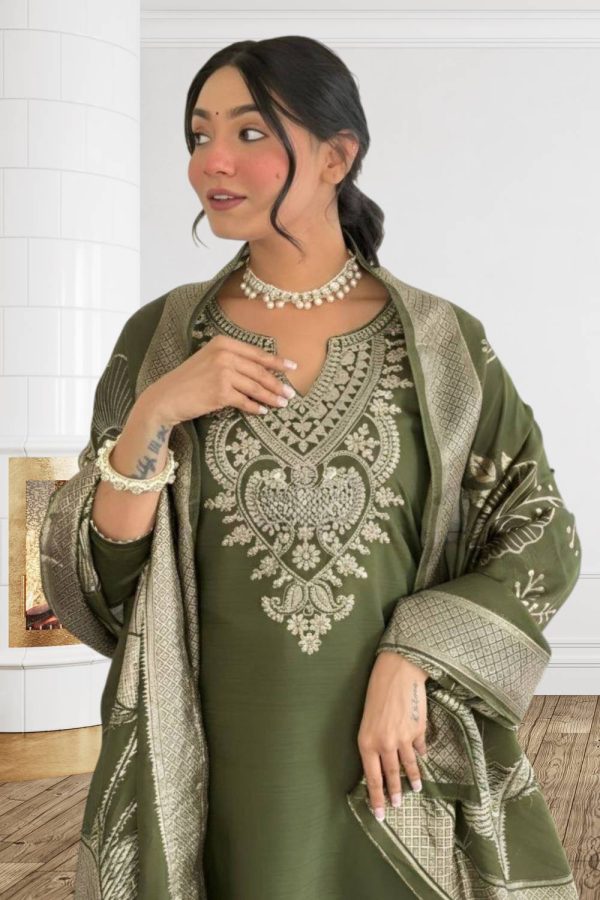 BBV Couture Cotton Slub Women Churidar