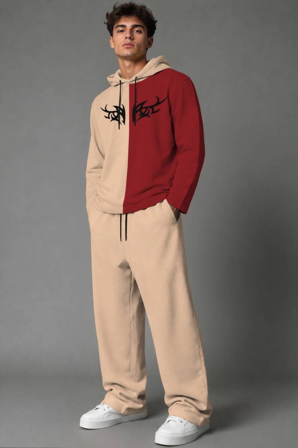 BLIVE Printed Men Track Suit