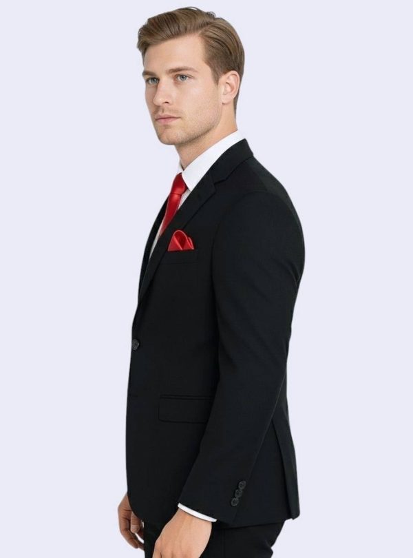 Blue Gent Solid Single Breasted Formal Men Blazer