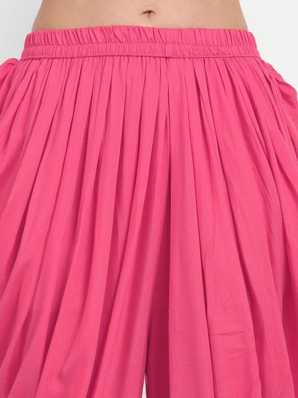 BOND HR Rayon Fabric Dhoti Pant Solid Women Dhoti