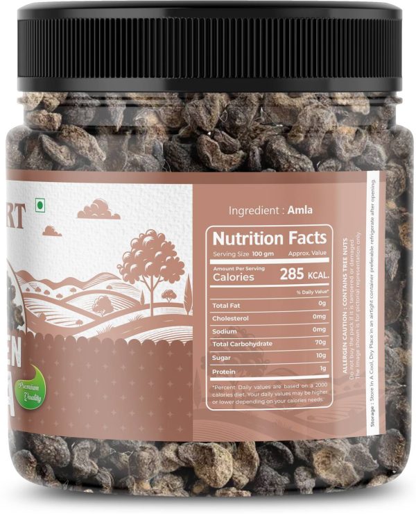BR CART Namkeen Amla | Dried Amla Pachak | Salted Gooseberry Sukha Amla | Dried Amla Namkeen, Chatpata Mouth Freshener