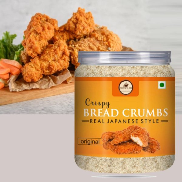Brew Lab Panko Japanese Style Bread Crumbs For Cutlets , Fried Chicken , Snacks 100 g