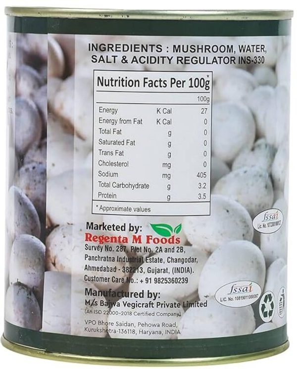 caneen by CANEEN BUTTON MUSHROOM | Ideal for Salads, Soups, Pastas, Gravies, Starters |