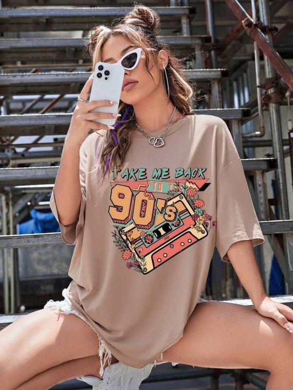 Christy World Printed Women Round Neck Multicolor T-Shirt