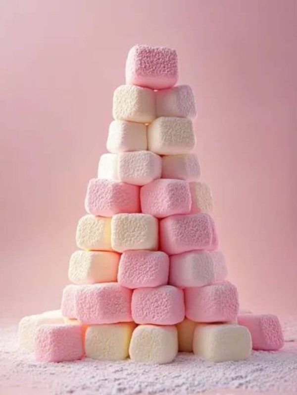 crispcraze marshmallow candy /strawberry marshmallow candy (100pieces) strawberry, vanilla, marshmallow Marshmallow