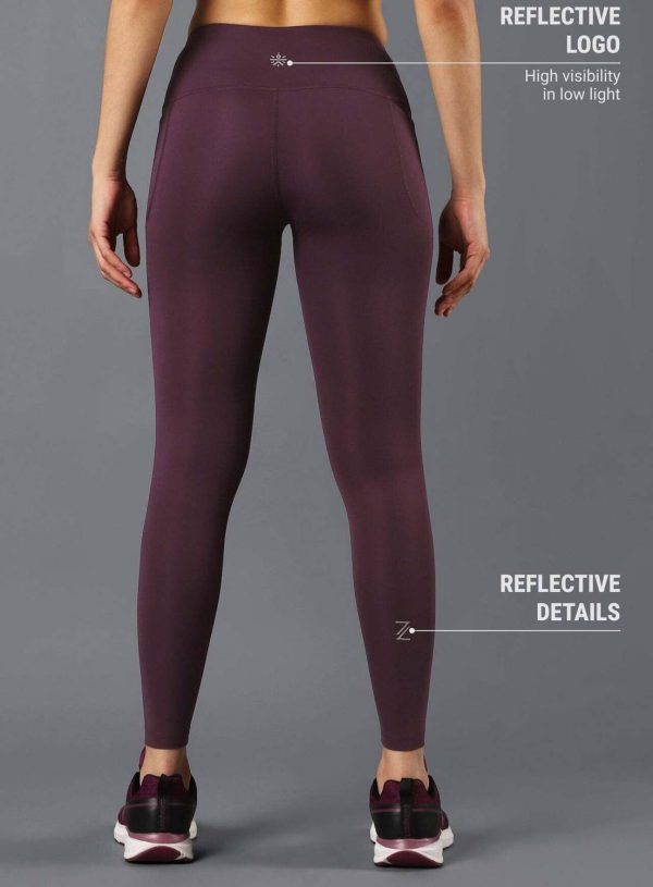 Cult Solid Women Maroon Tights