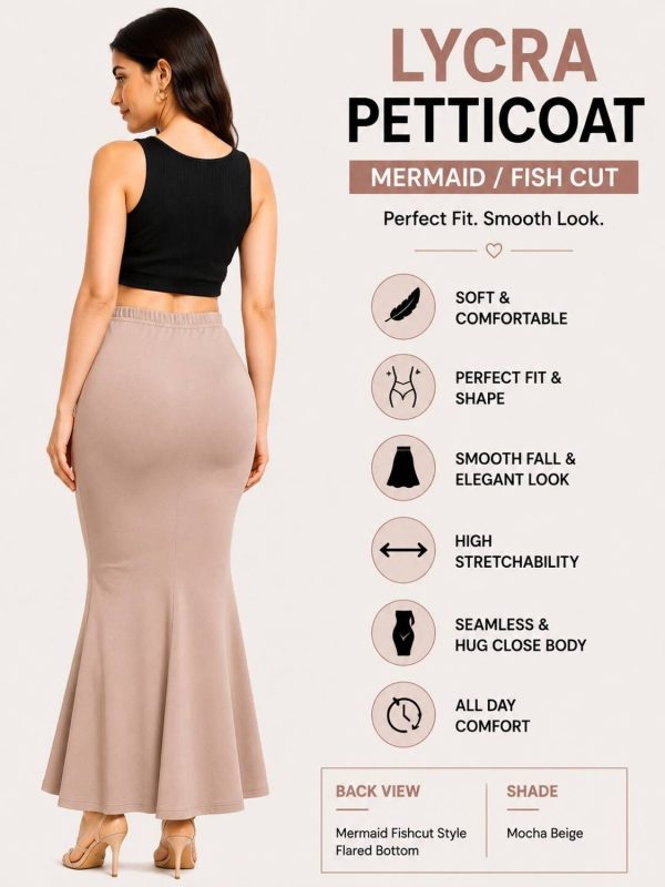 D R FAB TEX LCPC Lycra Blend Petticoat