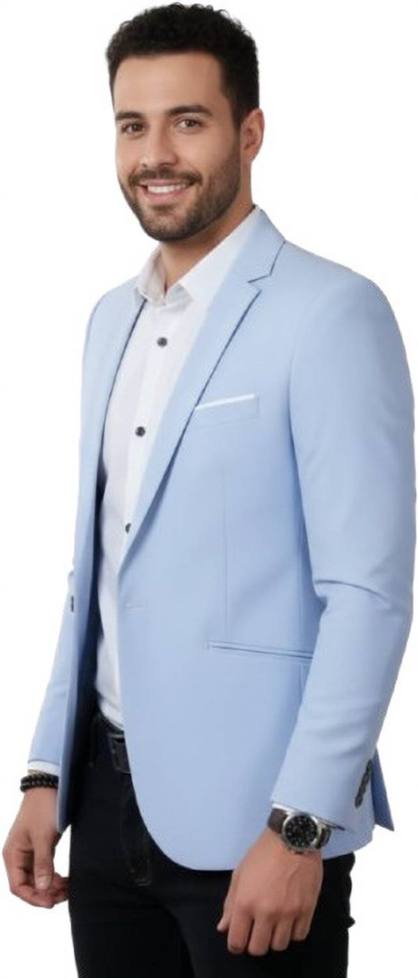 Darbar In Solid Single Breasted Casual, Formal, Festive & Wedding, Party Men Blazer