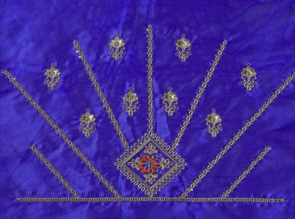 DHBlouse Satin Embroidered Blouse Material