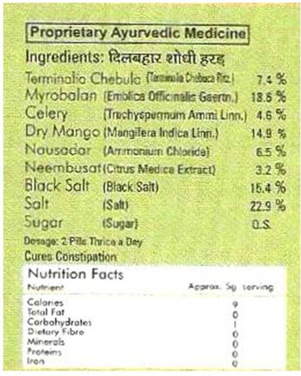 Dilbahar's Shodhy Harad 110g Pack of 4 Shodhy Harad Mouth Freshener
