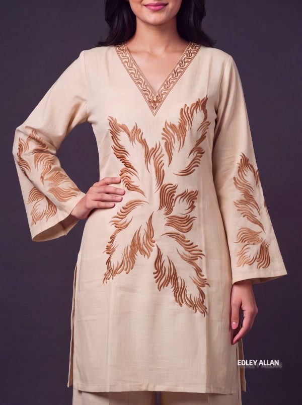 EDLEY ALLAN Women Embroidered A-line Kurta