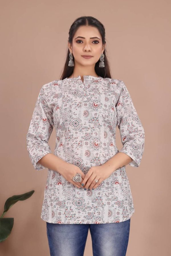 Eleriawear Women Printed Straight Kurta