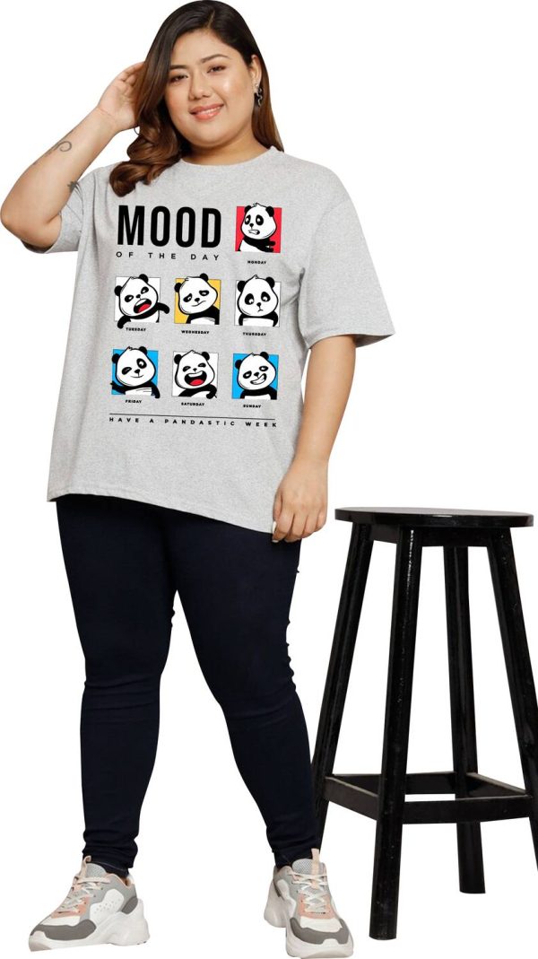 Elite soul Printed Women Round Neck Multicolor T-Shirt