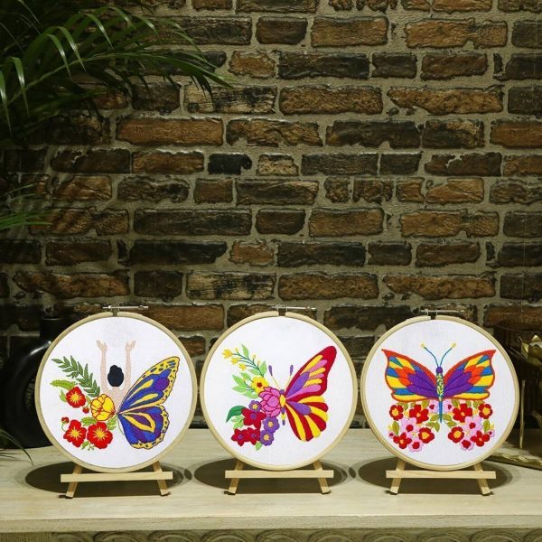 Embroiderymaterial Cross Stitch Embroidery Kit Combo Pack for Beginners & Adults (Pack of 3)