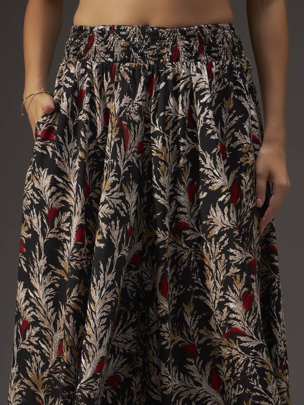 Emeros Flared Women Multicolor Trousers