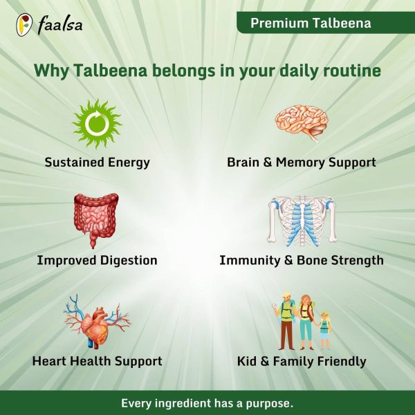 Faalsa Talbeena with Elaichi and Dry Fruits 250 g