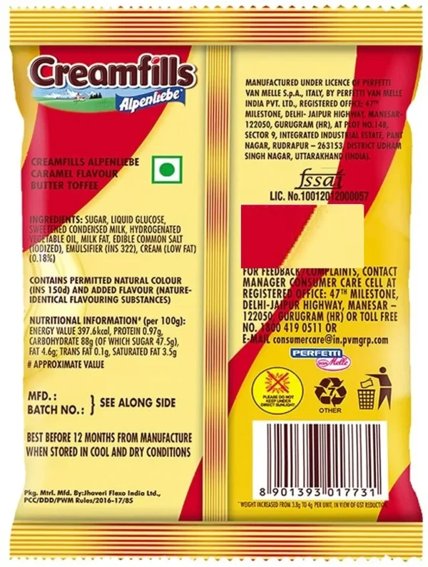 Alpenliebe Creamfills & Caramel Candy