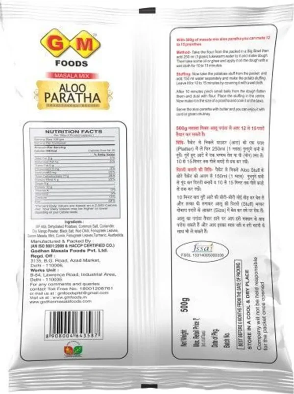 GM FOODS Aloo Parantha Mix