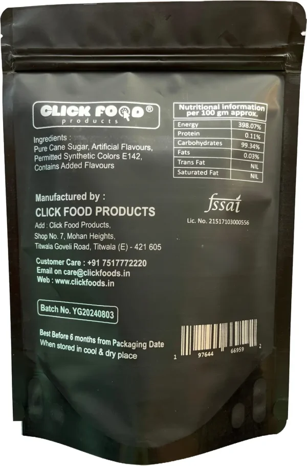 CLICK FOOD PRODUCTS Candy Floss Sugar Mango Flavour Refined Sugar