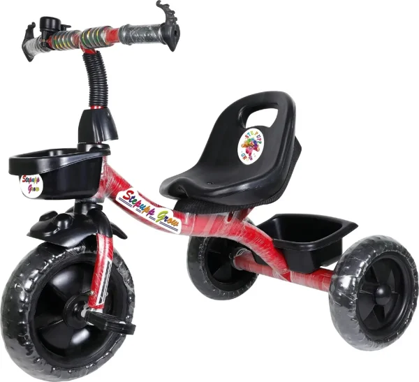 Stepupp Grow STEPUP GROW BABY TRICYCLE WITH BASKET RED COLOUR FOR KIDS KIDS TRICYCLE,BABY TRICYCLE,TRICYCLE,1212 Tricycle