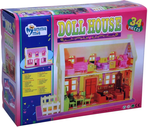 Mamma Mia DOLL HOUSE FOR GIRLS DOLL WITH DOLL HOUSE