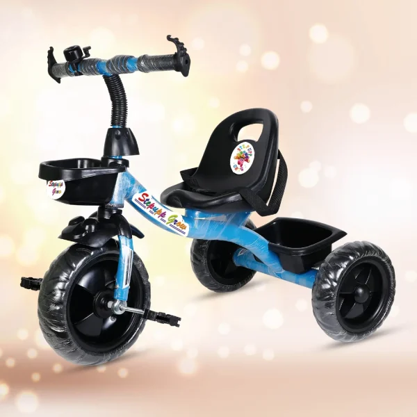 Stepupp Grow BABY WITH BASKET LIGHT BLUE COLOUR FOR KIDS stp g light blue kids tricycle,baby tricycle,tricycle-006 Tricycle