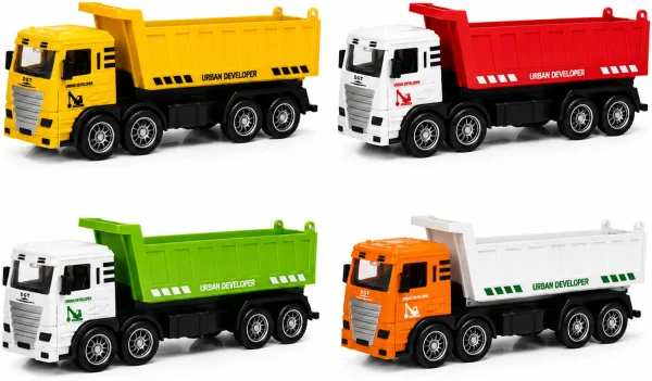 Dee Genius Toyz Urban Developer Pull Back Dumper Truck Toy | 8 Wheel Truck