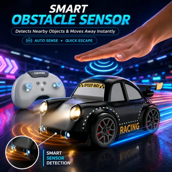 yuvika RC Drift Smart Sensor 4WD Drift Car for adults with Led Lights & Music for kids